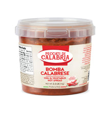 Load image into Gallery viewer, Spread-BOMBA Calabrese Hot Sauce, 1kg Pail, 4-piece