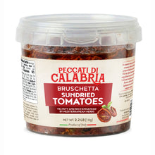 Load image into Gallery viewer, Spread- Bruschetta Sundried Tomatoes, Italian, 1kg Pail, 4-piece case
