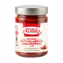 Load image into Gallery viewer, Peppers-CRUSHED Calabrian Hot Chili peppers 310g Jar, 6-piece Case

