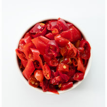Load image into Gallery viewer, Peppers-SLICED Calabrian Hot Chili peppers, 1kg Pail, 4-piece
